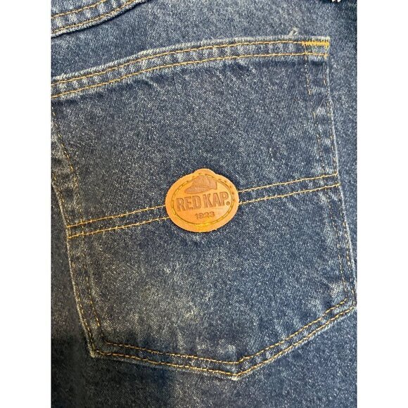Red Kap PD60 Men's Relaxed Fit 5-Pocket Denim Jeans 40X30 - Picture 3 of 6